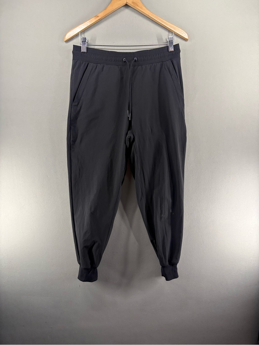 Alo Women's Black Performance Jogger Pants High Rise Nylon Elastane Sz S